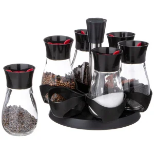Набор Баночек Для Специй Из 6 Шт. На Вращающейся Подставке