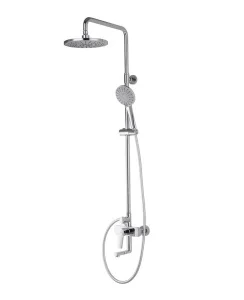 Душевой набор с верх. тропическим душем 1 реж. и руч. душем 3 реж. D&K DA1523701B18