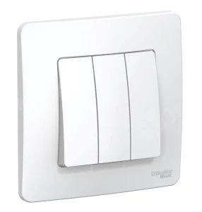 Выключатель 3-кл СП Blanca 10А белый BLNVS100501 Systeme Electric