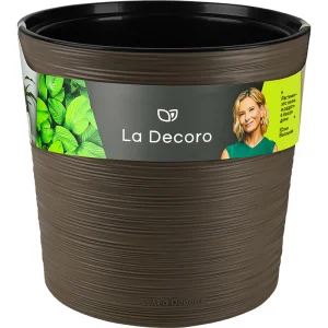 Кашпо д/цветов пласт. 15л пралине КШ-0698 (La Decoro) *1