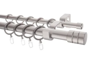 Карниз металлический Лайт  Цилиндр Ø25/16мм, 2,0м, САТИН *1