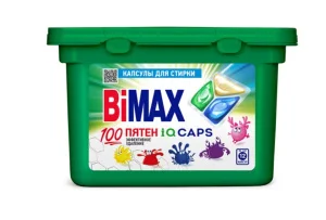Капсулы для стирки BIMAX 100 пятен 12шт *1/4