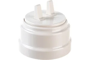 Выключатель 2-кл "Ретро" тумблерный 10А ОУ А510-2204 бежевый (Bylectrica) *1