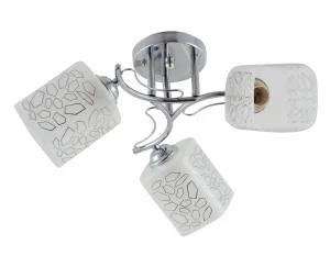 Светильник потолочный LV 9292/3 Тина Хром E27 60W Ø470 H240мм