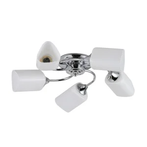 Люстра 10074/5CR WT классическая (ЭкономСвет) *1