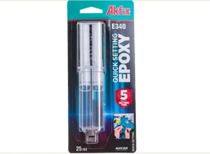 Универсальный эпоксидный клей Akfix E340 25 мл EA012