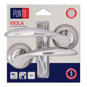 Ручка раздельная Punto LM/A R.TL54.VIOLA/HD SN/CP-3 мат. никель/хром 45749 *1