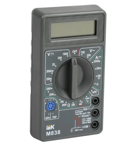 Мультиметр цифровой Universal M838 TMD-2S-838 (IEK)  1