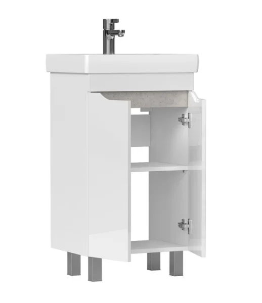 Тумба напольная VOLNA Lake 50 tnLAKE50.2D-01 2 двери с раковиной Тигода 50