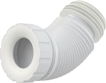 Труба д/унитаза гофрированная D110 L230-530мм A97SN (AlcaPlast) *1