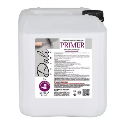 Грунтовка акриловая Dali-Decor Primer 5л