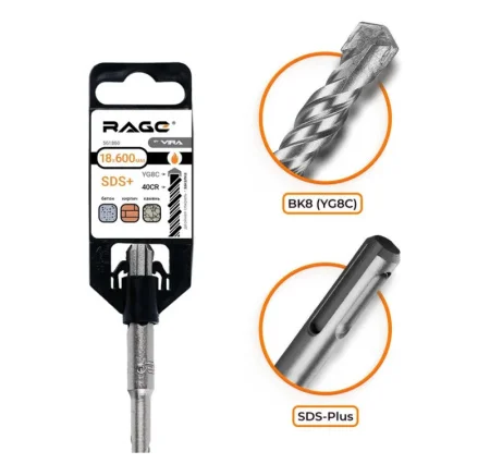 Бур по бетону 18х600мм SDS-plus RAGE by VIRA 561860 *1