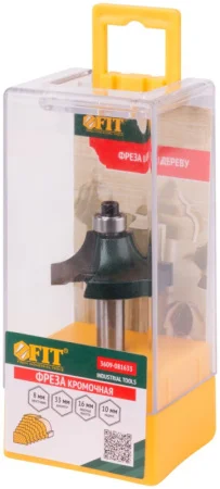 Фреза кромочная калевочная с нижним подшипником хвостовик-8мм, D-33мм, H-16мм, L-58,5 мм, B-11,75мм,