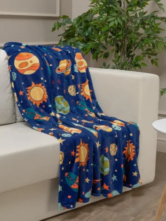 Плед Texrepublic фланель детский 110х140см TF FN 907 1114 Космос