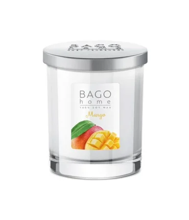 Свеча ароматическая в стекле 132гр Манго BGH0209 BAGO home *1