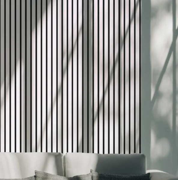 Панель стеновая акустическая МДФ Stella Trend Standart Белый 2780х600х21мм