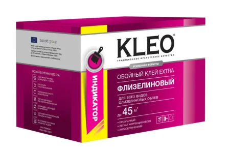 Клей для флизелиновых обоев с индикатором KLEO EXTRA 45 320г