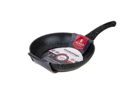 Сковорода Agness С Антипригарным Покрытием "Black Marble", 20Х4,3См