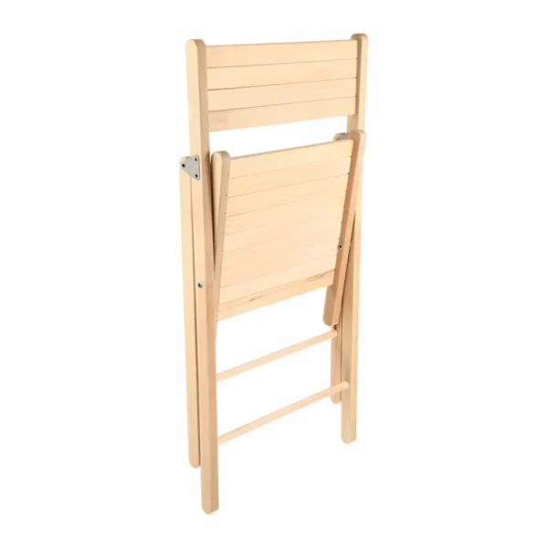 Стул складной 43х51х77см береза Банные штучки 32711