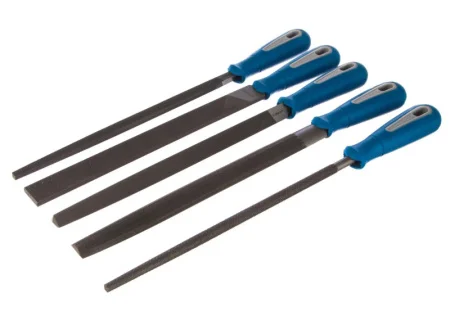 Набор напильников 250мм 5 предм. двухкомпонентная рукоятка Зубр Профессионал 16651-25-H5 *1