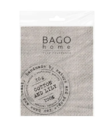 Аромасаше 10гр Хлопок и лилия BHP0311 BAGO home *12