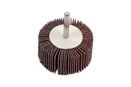 Круг шлифовальный лепестковый d 60x30мм, P80, на шпильке d 6мм Зубр Профессионал 36602-080 *1