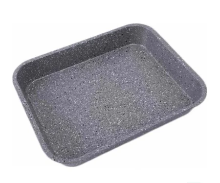 Противень 35.4*23.2*5.3см.,с покрытием серый гранит, LH-72001 *1