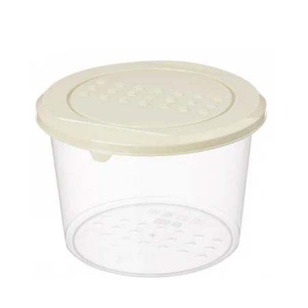 Контейнер для продуктов "Asti" круглый 0,8л (светло-бежевый)