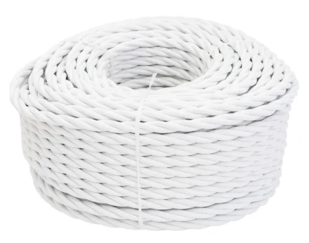 Провод ретро 3х1.5 матов. бел. (боб.50м) B1-434-71-50 Bironi *1