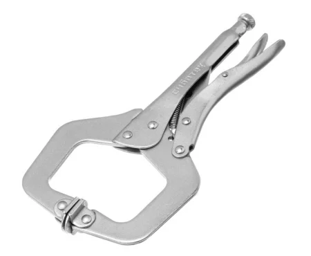 Зажим ручной 270мм увеличенный захват, подвижные губки Сибртех 18426 *1