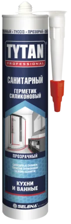 Герметик силиконовый санитарный  Tytan Professional бесцветный 280 мл