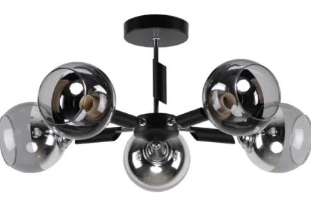 Люстра потолочная 40264/5BK CL (ЭкономСвет) *1