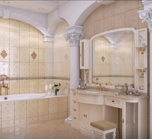 Декор керамический GlobalTile Marseillaise V9MS0145TG 400х270х7,5мм бежевый