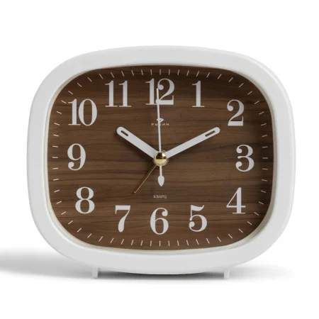 Часы-будильник "Дерево" кварц, корпус белый Рубин В5-007 *1