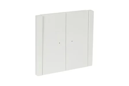 Выключатель 2-кл СП "Forte&Plano" 10А FP206 с индикацией белый IEK FP-V20-1-10-1-K01