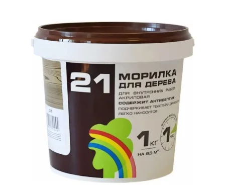 Морилка ВДАК Радуга 21 сосна 1кг *1/8