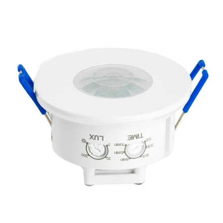 Датчик движения и освещенности SEN55 1200W 8м 120°(гориз.) 360°(верт.) белый 51519 (Feron)  1