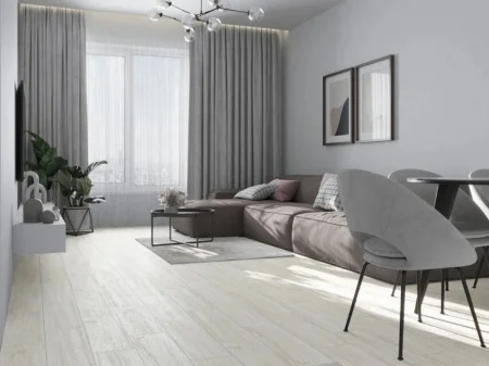 Керамогранит Cersanit Grace 17593 185x598х7,5мм 1уп=1,216 м2 (11шт) белый рельеф