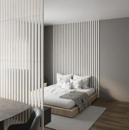 Рейка интерьерная МДФ Stella Бриона Дуб Санремо Белый 16х40х2700мм