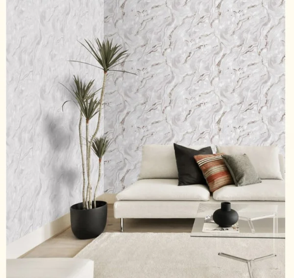 Обои компакт-винил Adagio 60680-03 1,06х10м мрамор бежевые