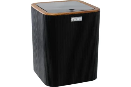 Ведро квадратное 5л "BLACK WOOD" FX-401-6 (Fixsen)