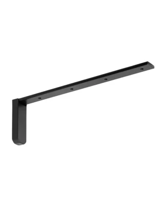 Кронштейн стеновой LM 20см для алюм.с крышкой, черный упак-2шт *1