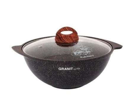 Казан для плова Кукмара 4,5л АП "Granit ultra" с крышкой original кго47а *1