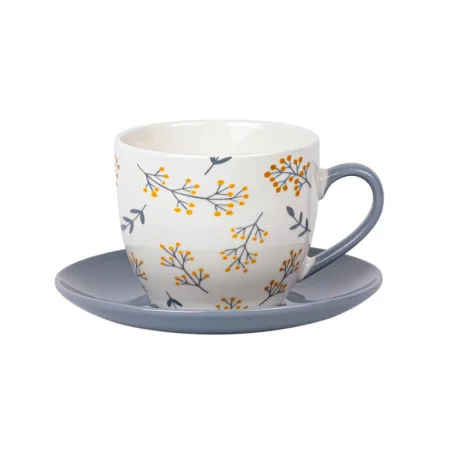 Чайная пара Esprado "Ramita" 235мл костяной фарфор RAM024GE303 *1