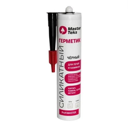 MasterTeks PM герметик силикатный для печей и каминов 0,26 черный (РОССИЯ)