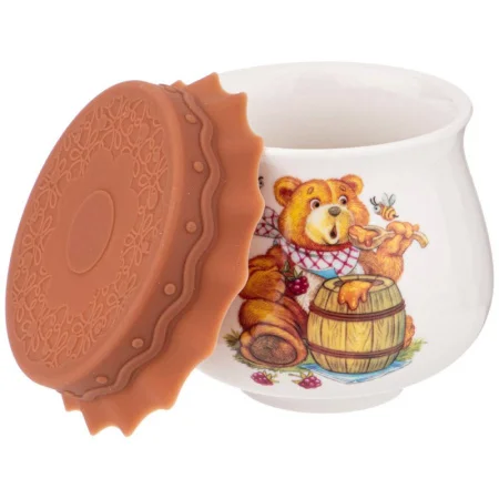 Баночка С Силиконовой Крышкой Lefard "Мед" 180 Мл (Кор=72Шт.)