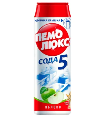 Порошок чистящий ПЭТ Пемолюкс Яблоко 480г *1/16