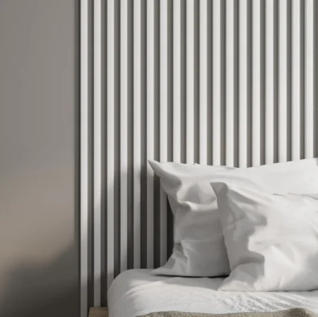 Рейка интерьерная МДФ Stella Милана Белый 2700х30х20мм