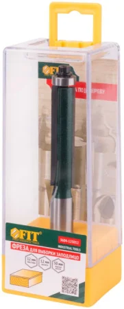 Фреза для выборки заподлицо с нижним подшипником хвостовик-12мм, D-12мм, H-50мм, L-104,5мм Fit 3604-