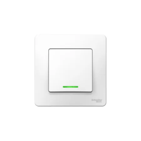 Выключатель 1-кл. СП Blanca 10А IP20 (сх. 1) 250В с подсветкой бел. SchE BLNVS010111